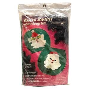 Vintage 1979 LeeWards Santa Johnny Seat Cover Kit